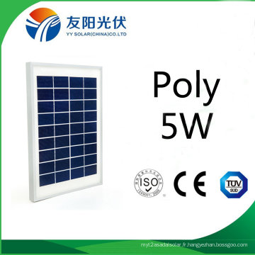 Petit panneau solaire polyvalent de 5 watts avec CE / TUV approuvé